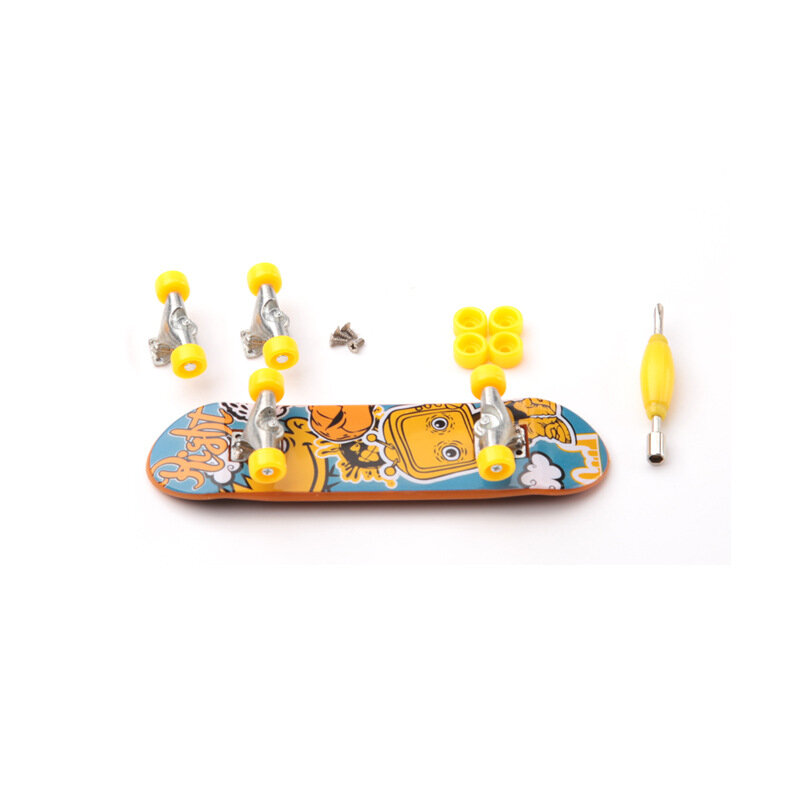 Mini Finger Skate Board Toys Creative Finger Skateboards Fingertip Toys For Kids Beginners Birthday Gifts