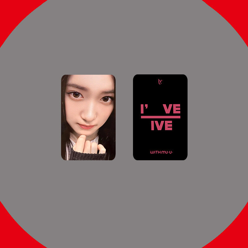 Kpop IVE kartu foto Album baru kartu foto GAEUL yukin Album foto kartu Lomo kecil untuk koleksi penggemar kartu foto 6 buah/set