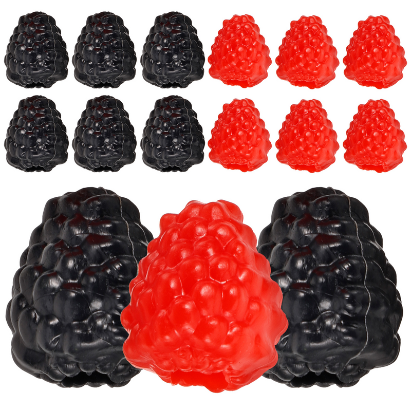 Raspberry Model Cabinet Photo Prop, modelos de frutas simuladas, frutas artificiales