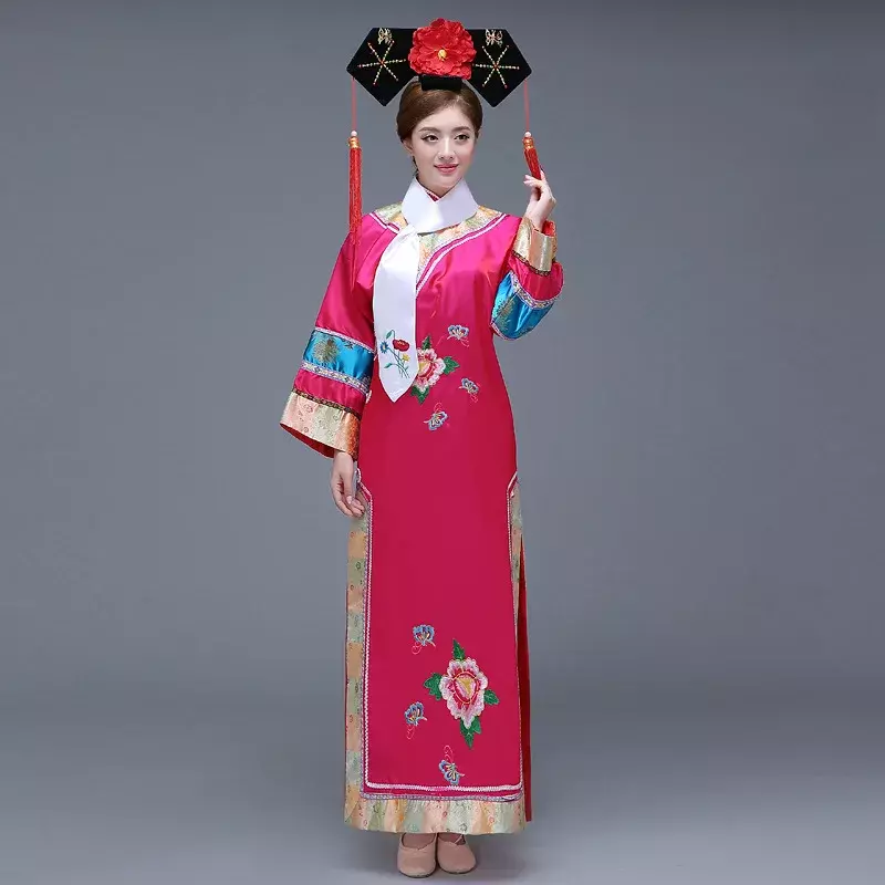 4 шт. платье + шарф + носовой платок + головной убор Китайская древняя принцесса драматическое платье китайский костюм для народных танцев платья для двора