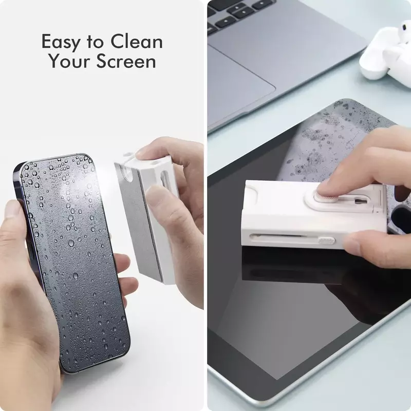 8 in 1 Cleaning Kit Computer Keyboard Cleaner Brush Earphones Cleaning Pen For  Headset IPad Phone Cleaning Tools Keycap Puller