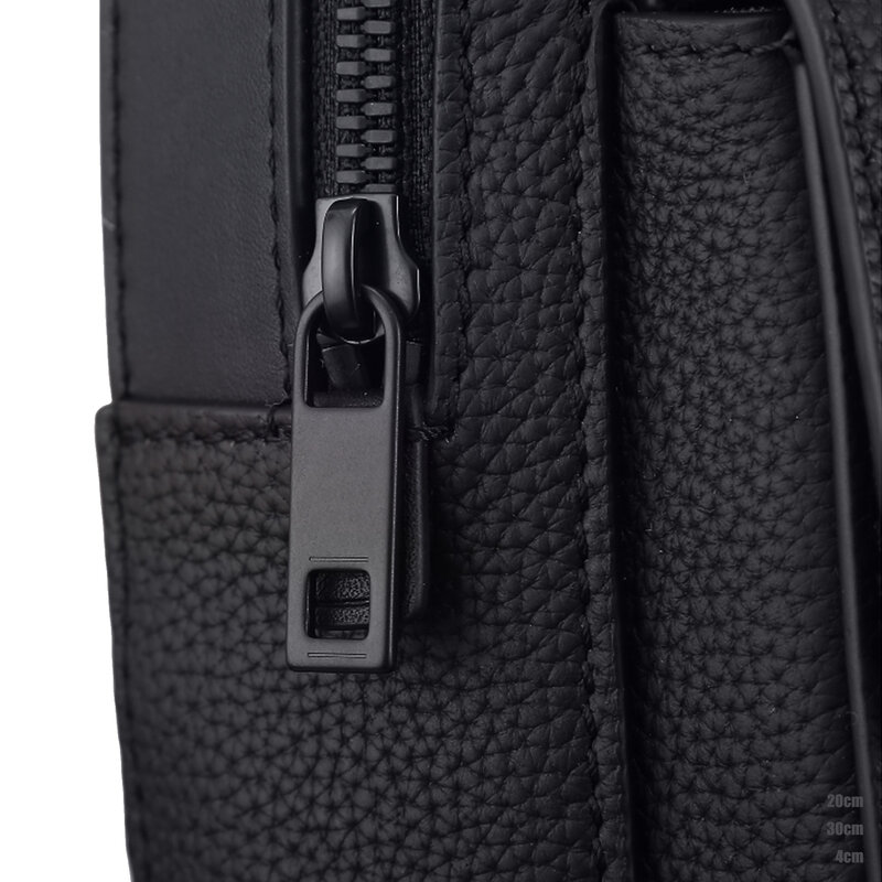 Herren Brusttasche Leder Casual Fashion Outdoor-Sport täglich verwenden Handy Umhängetaschen