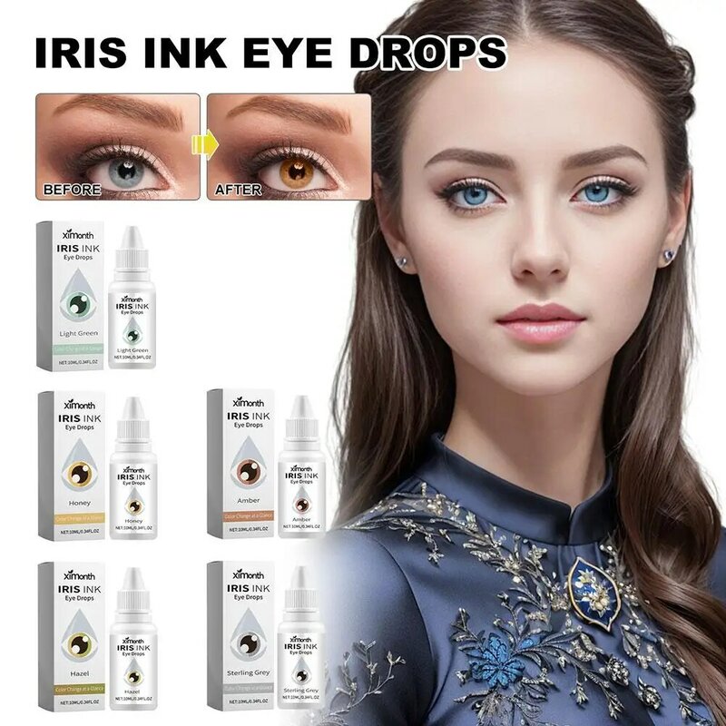 Color Changing Eye Drops for Long Lasting Lighten and Brighten Your Eye Color 10ml/Bottle Safe Mild and Non Irritating