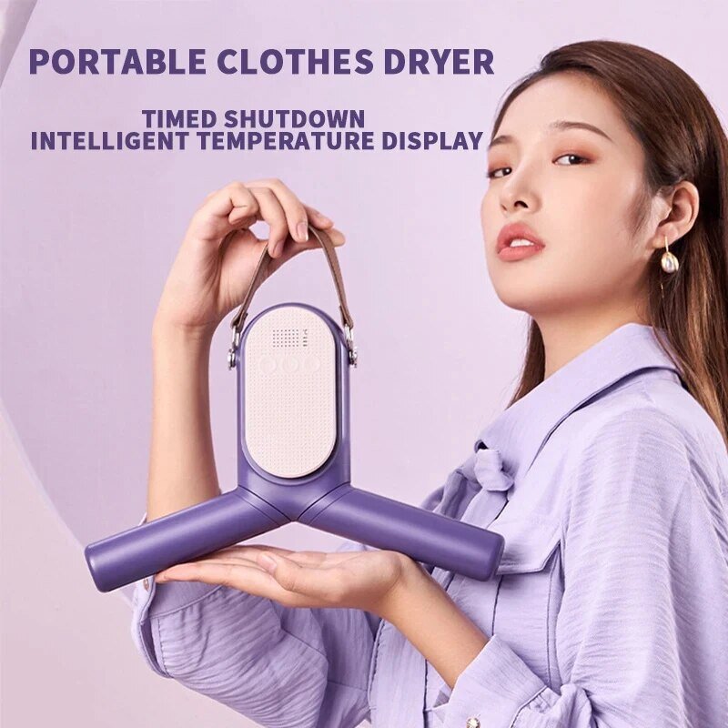 Portable Dryer Folding Drying Clothes Rack Heat By Shoe Drying Machine Small Folding Clothes Rack Efficient and Unique