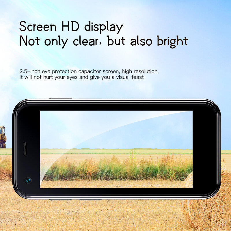 SOYES XS13 2.5 pollici Mini Android9.0 telefono cellulare HD fotocamera Dual SIM TF Slot 1000mAh 2GB RAM 16GB ROM 3G Smartphone carino