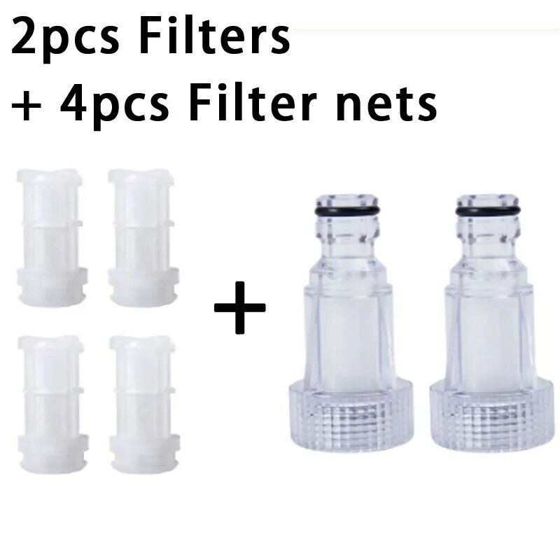 Filets filtrants transparents pour nettoyeur haute pression, adapté pour Karcher K2, K3, K4, K5, K6, K7 Series, Louvain 140