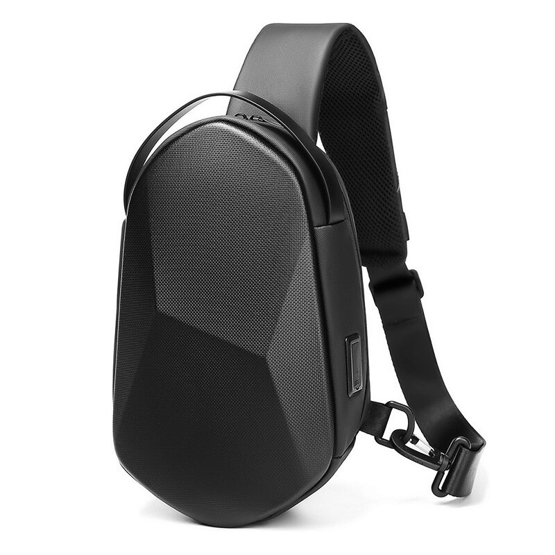 حقيبة ظهر عصرية للرجال من CFUN YA حقيبة صدر فاخرة متعددة الوظائف بتصميم عتيق حقائب كروس للكتف للرجال للخروج