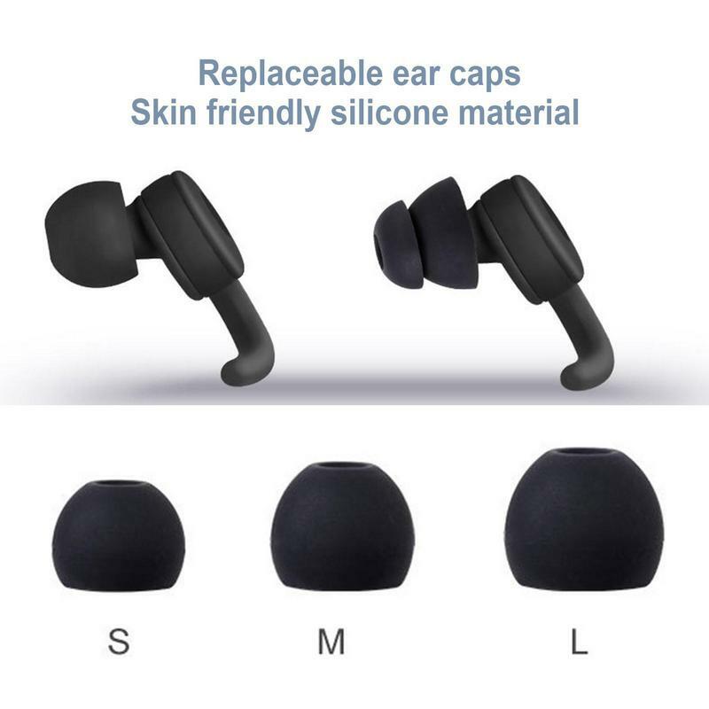 耳栓,睡眠,ノイズリダクション,再利用可能なシリコン耳のキャップ,聴覚保護,睡眠用,3ペア