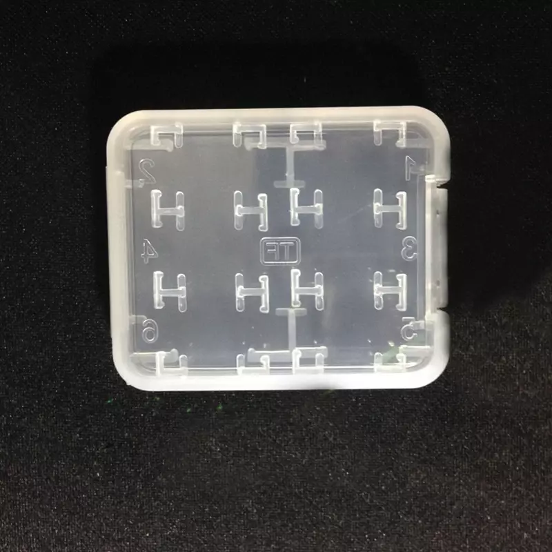 Nowa pamięć 8 w 1 pudełko kartonowe 8 sloty Micro SD TF SDHC MSPD karta pamięci ochrona pudełko do przechowywania etui 8 w1 plastikowa pudełko