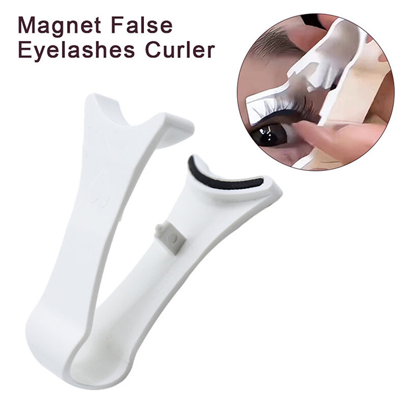 1Pcs Quantum Magnetic Eyelashes Tweezer Magnetic False Eyelash Curler For Magnet Eyelashes Fake Lashes Clip Clamp Makeup Tools