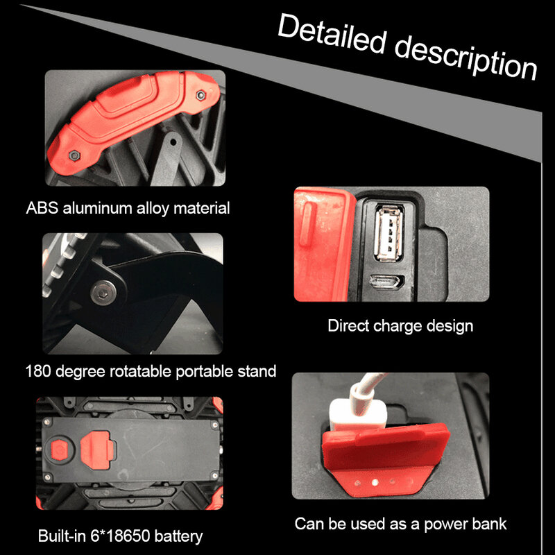 Car Paint Swirl Scan Checking Light Led Pen Lamp Handheld Magnetic for Car Polishing Inspection Car Detailing Tools