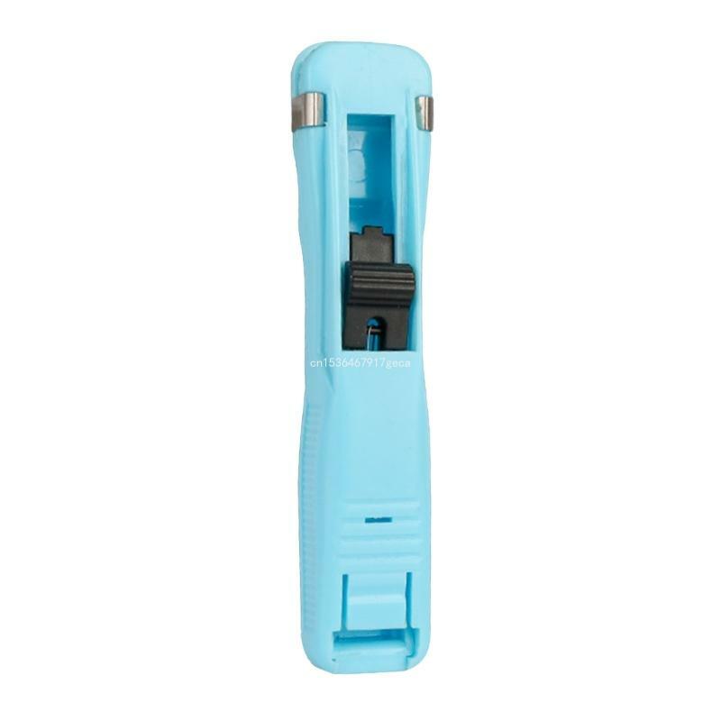 Multi-function Paper Clip Dispenser Paper Clip Holder Push Stapler Clamp Stapler Dropship