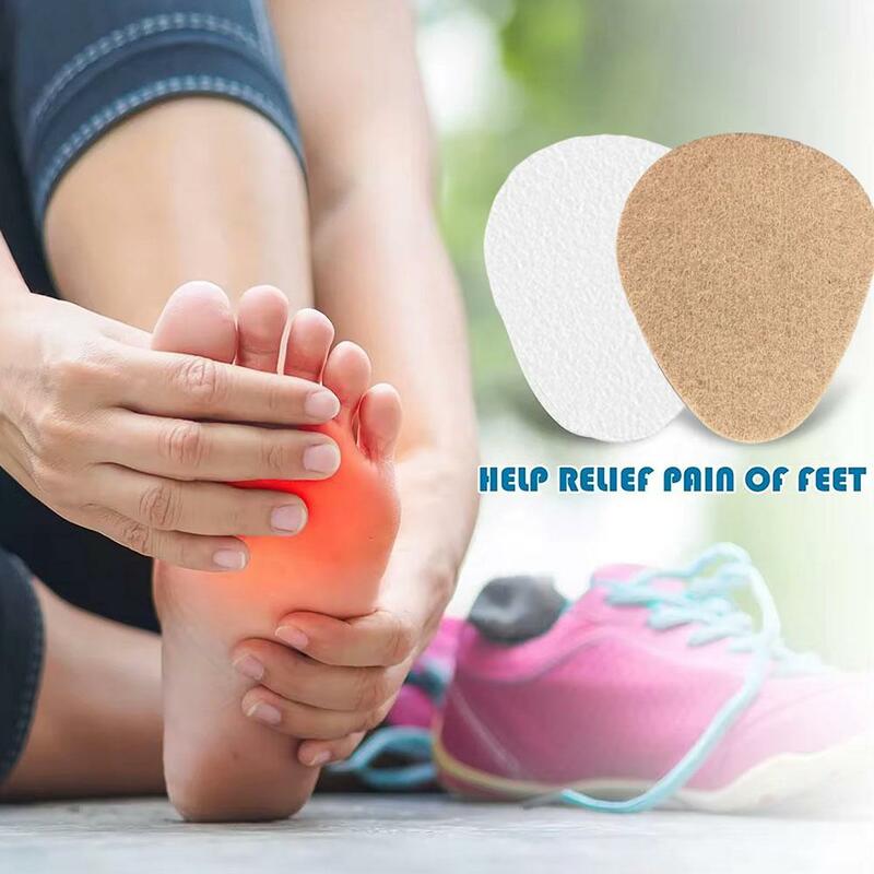 Metatarsal Felt Feet Pads Insert Pads Foot Cushion Pain Relief Forefoot Support Adhesive Foam Foot Cushion Pad For Men And M2g1