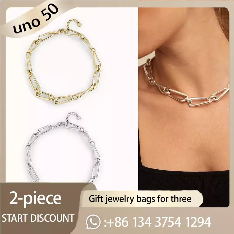 2024 New UNO DE 50 Fashion 925  Silver   Pendant High Quality Jewelry Gift