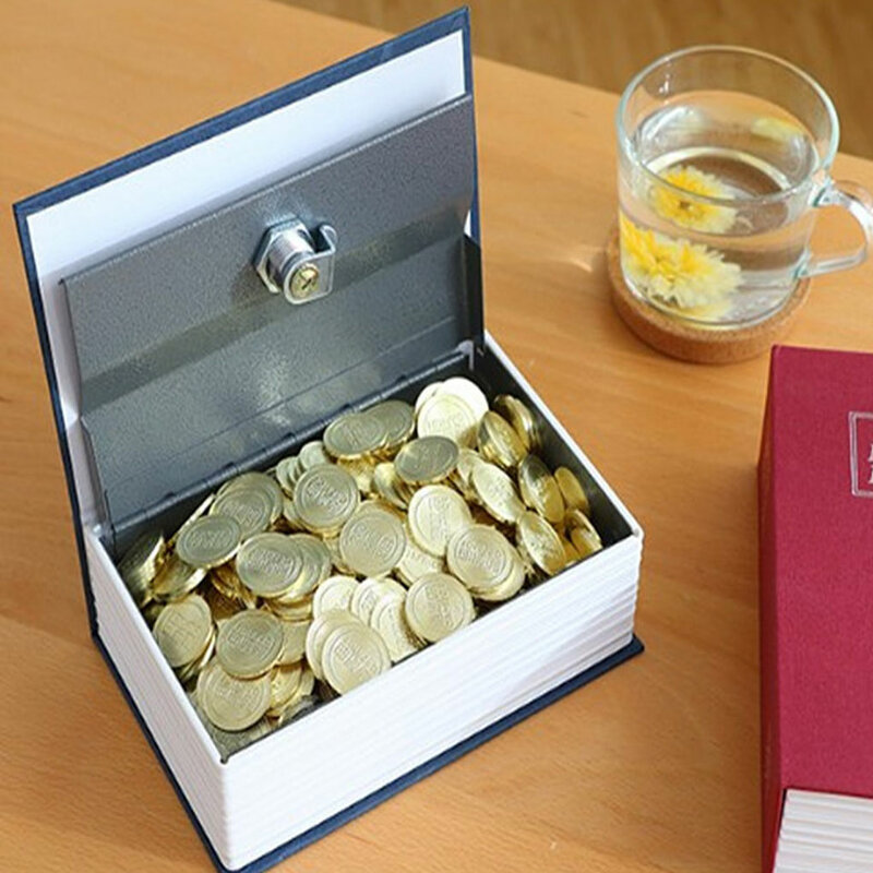 Metalls chale Gelds parbox kratz feste und nicht verformende Sicherheit sichere Spar büchse Buch Spar büchse