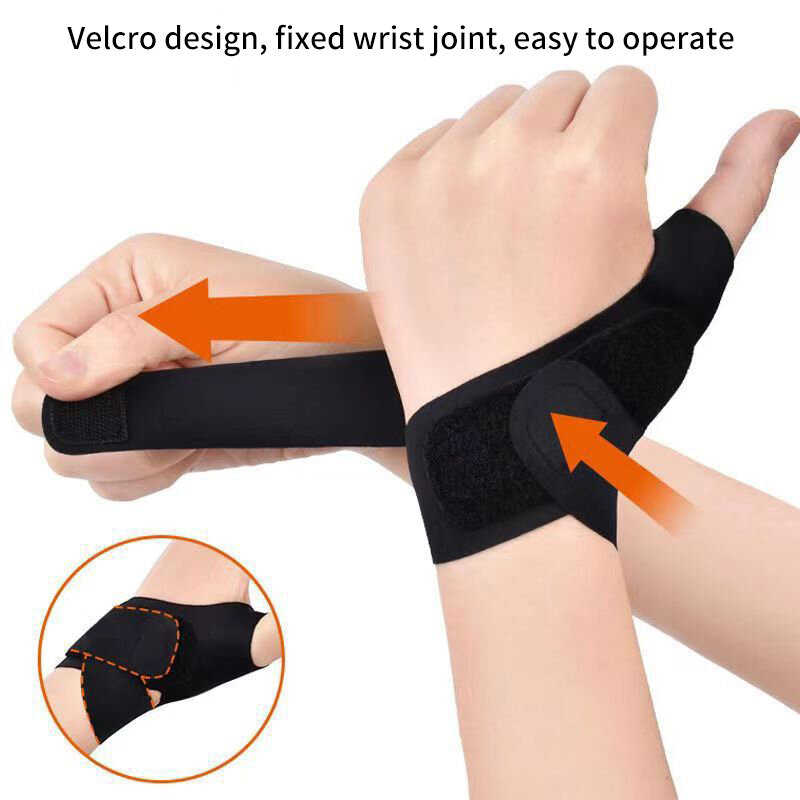 Gaine de tendon universelle, protège-poignet, souris, main vertébrale, mince, pouce, poignet, entorse, manchon, bracelet de badminton, 1 pièce