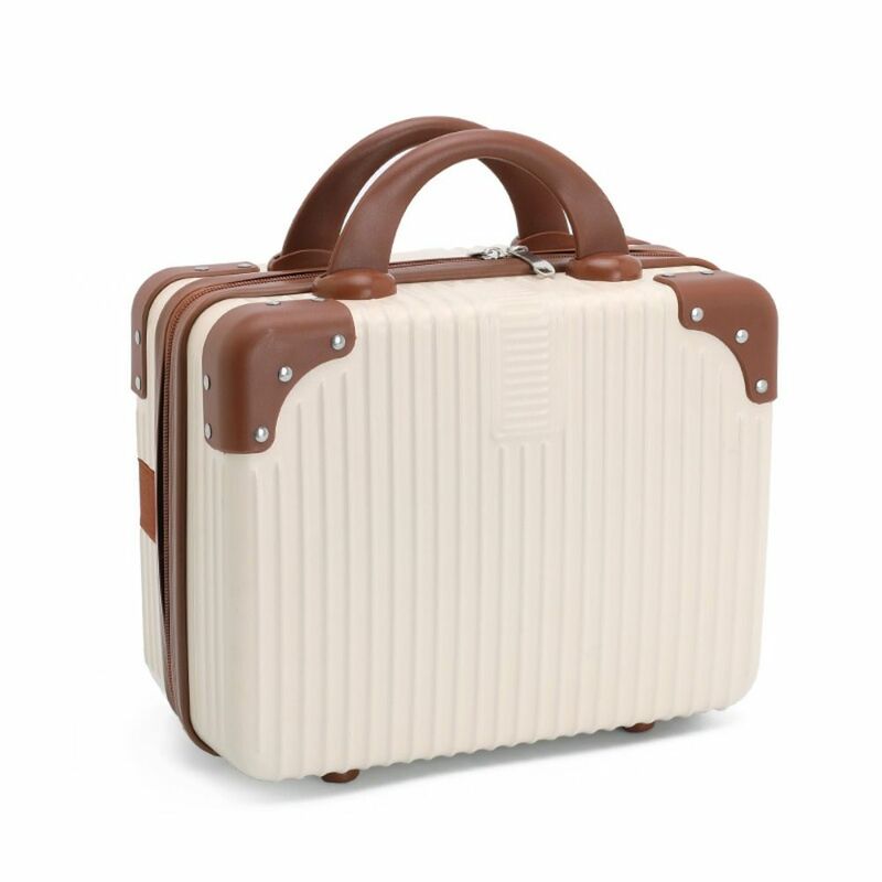 Мини-чемодан для путешествий, хит продаж, 14-дюймовый Дорожный чемодан для путешествий, искусственный женский макияж для рук