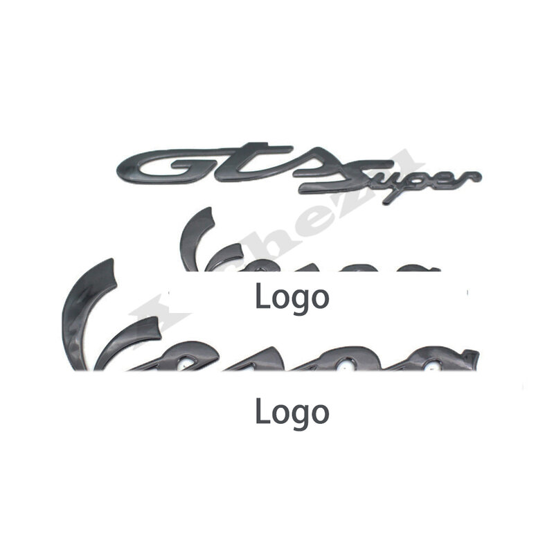 3D M Carenagem Da Motocicleta Adesivos 3 Decalque Logotipo Plástico Decorar Para GTS 250 Super 300