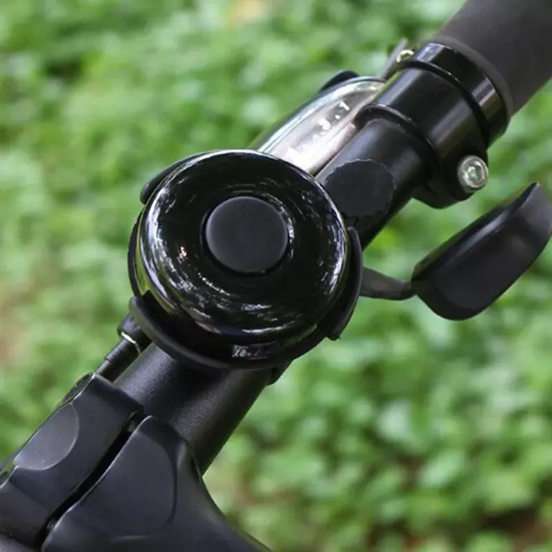 Mini campanello per bici da bicicletta campanello per manubrio da ciclismo allarme ad anello trasparente/forte/campane sonore lega di alluminio 0.03kg sicurezza di alta qualità