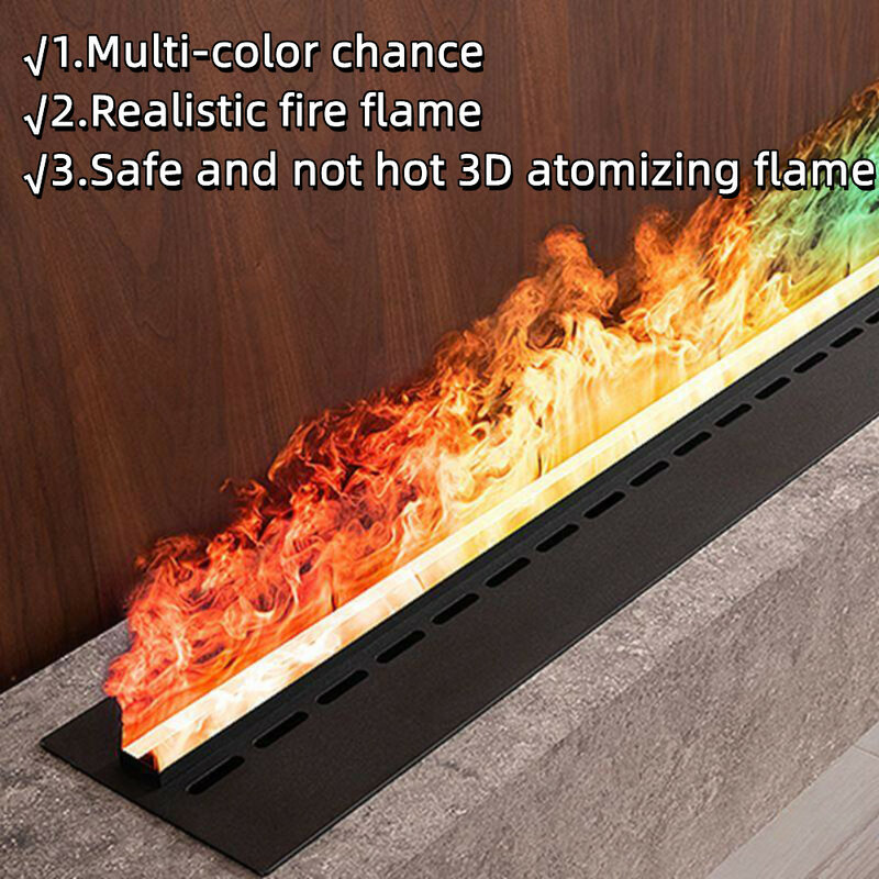 Newal Freestanding Decor Flame Parts For Electric Fireplace Heater Under Tv Stand With Speaker