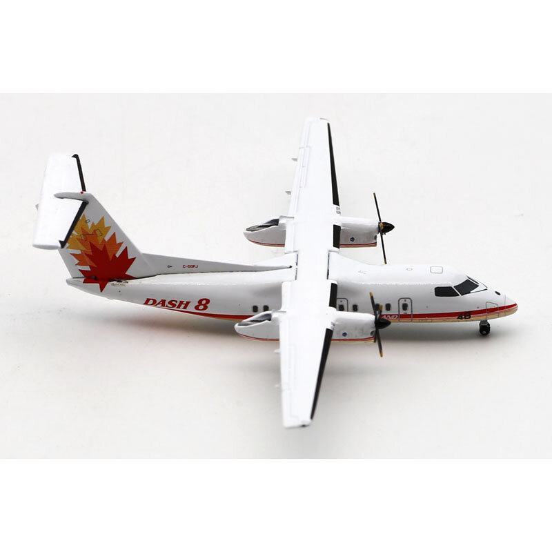 Коллекционная модель самолета из сплава LH4293, модель модели самолета C- GGPJ в масштабе 1:400 De Havilland Canada Dash 8-Q100