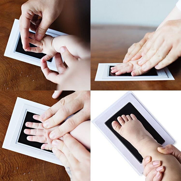 Clean Touch Ink Pad para o Bebê Handprints e Pegadas, Impressão Lama, DIY Memory Gift, Pet Paw Print Ink Pads