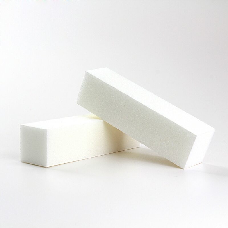 흰색 네일 파일 블록 네일 폴리셔 샌딩 네일 버퍼 폴리싱 블록 매니큐어 도구, 네일 아트 액세서리, 3 개, 5 개, 10 개, 20 개
