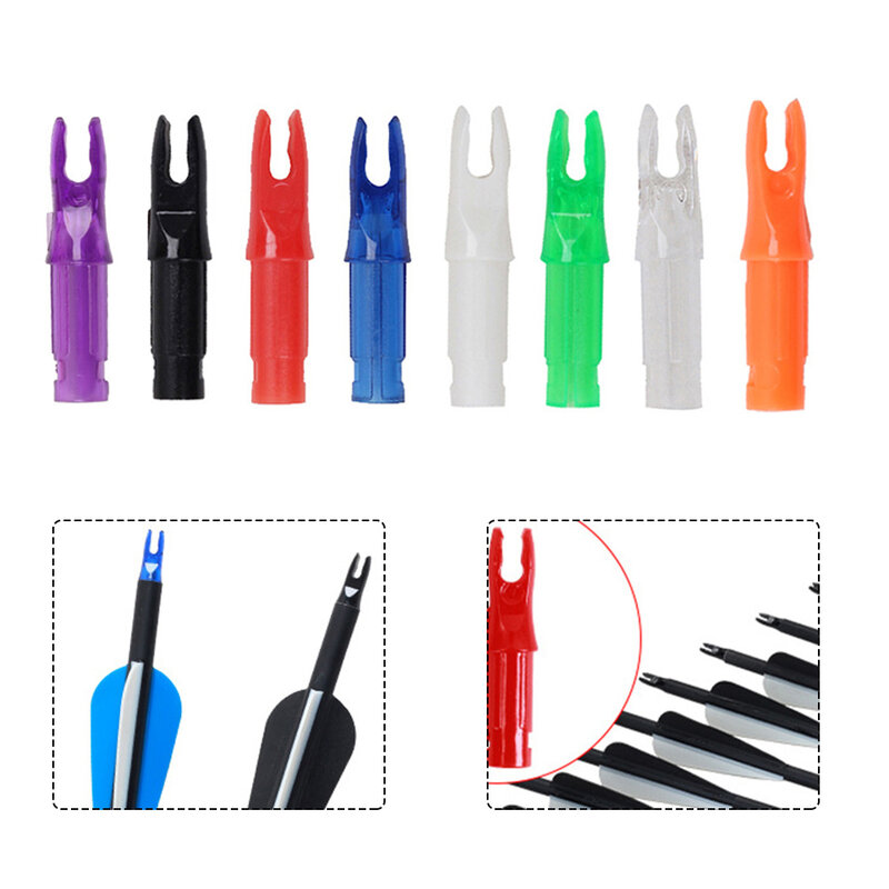 High Quality Practical Brand New Insert Nocks Set Arrow Shaft 0.7g Ultra Light 12PCS/Set 3.2cm For 6.2mm Inner Diameter