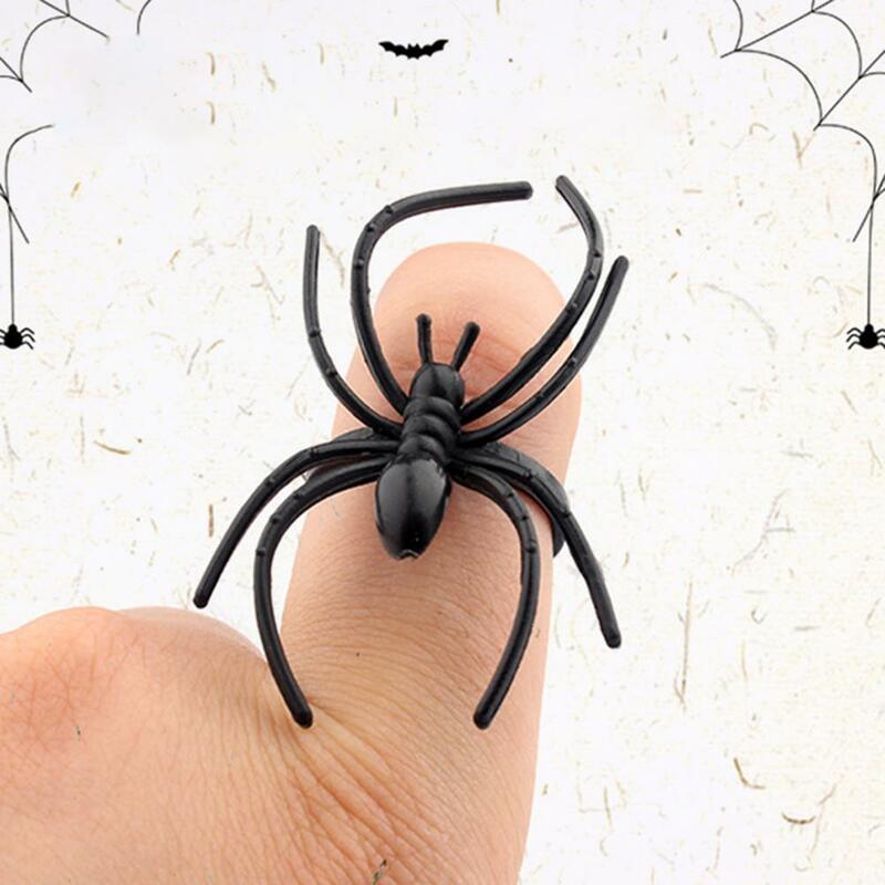 Кольцо-паук на Хэллоуин, кольцо-паук, украшение для вечеринки, реквизит паука, украшение паутины, украшение на палец, кольца в стиле хип-хоп, украшение