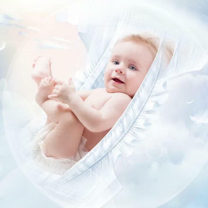 Fraldas absorventes ultra-macias recém-nascidas, Fontes do bebê à prova de vazamento, Toque suave elástico com indicador molhado