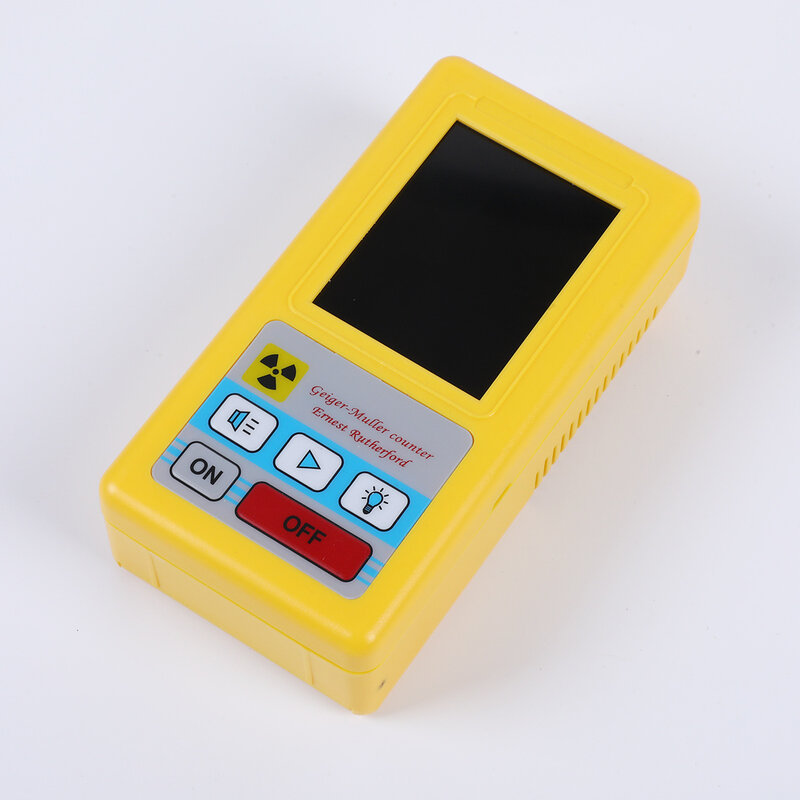 Pendeteksi radiasi nuklir Geiger pendeteksi Personal Dosimeter sinar X Beta Gamma LCD penguji radioaktif alat marmer
