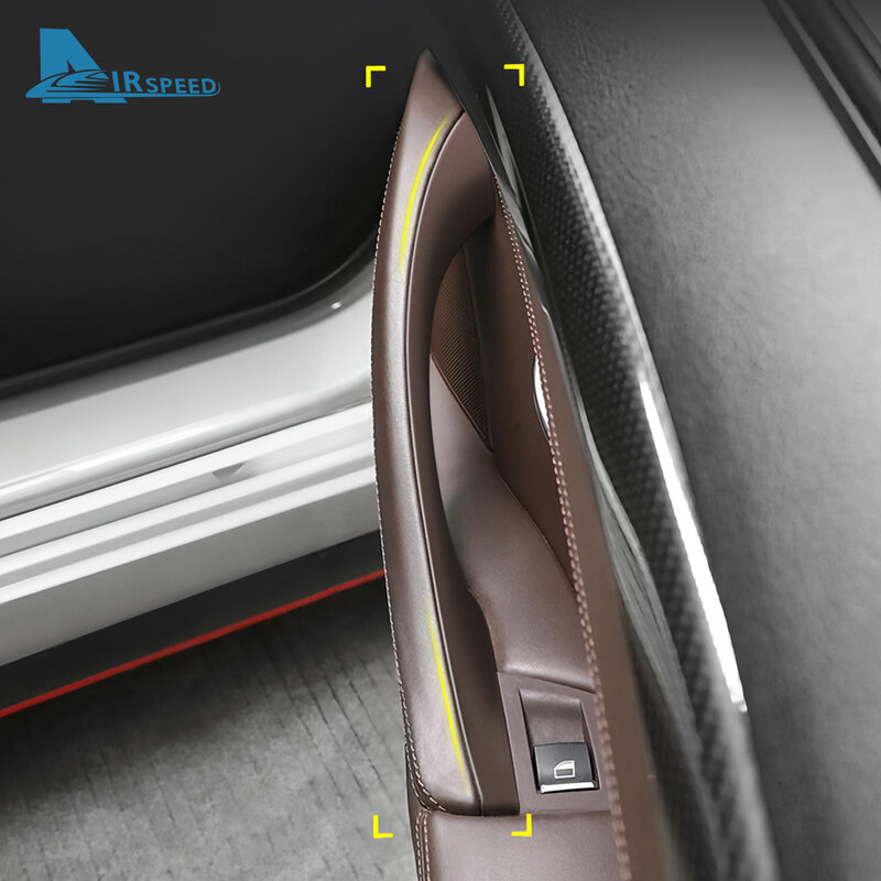 AIRSPEED-manija de Panel de puerta de pasajero, accesorio para BMW F10, F11, 520i, 523i, 525i, 528i, 530i, serie 5, 2011-2017, ABS, alta calidad, LHD, RHD