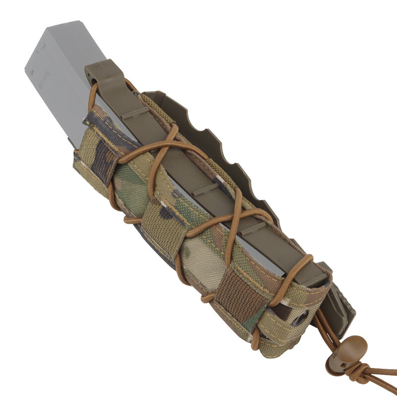 Тактическая открытая сумка для хранения пистолета подходит для MP5/MP7/.45 длинный одиночный MOLLE/PALS противоударный шнур 500D нейлоновая полимерная боковая панель