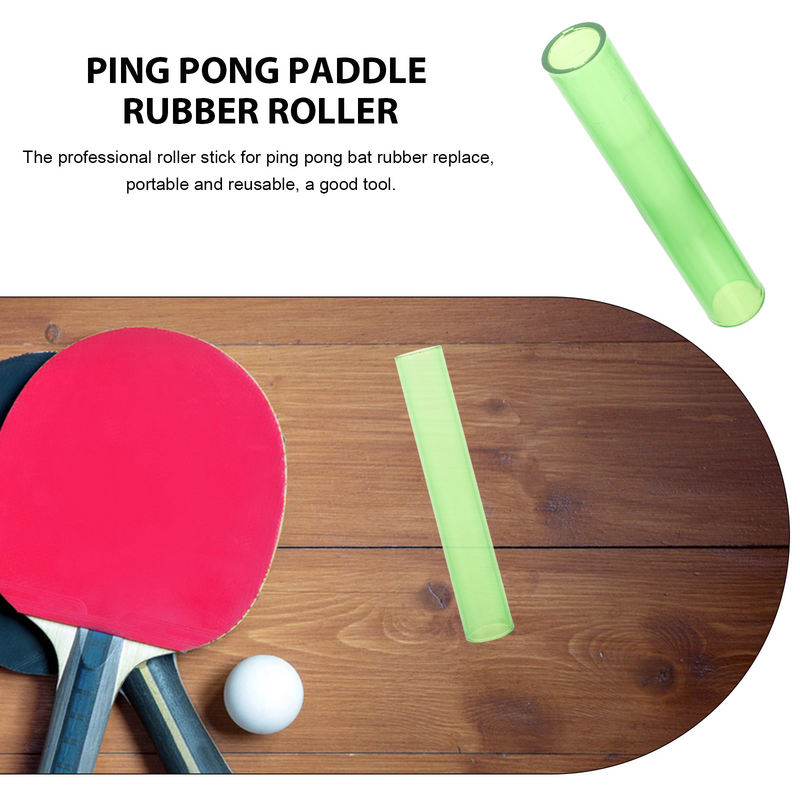 Raqueta de tenis de mesa de goma, suministros de palo de ping pong, pasadores de tubo de Rodillo de plástico para reparación de Pvc
