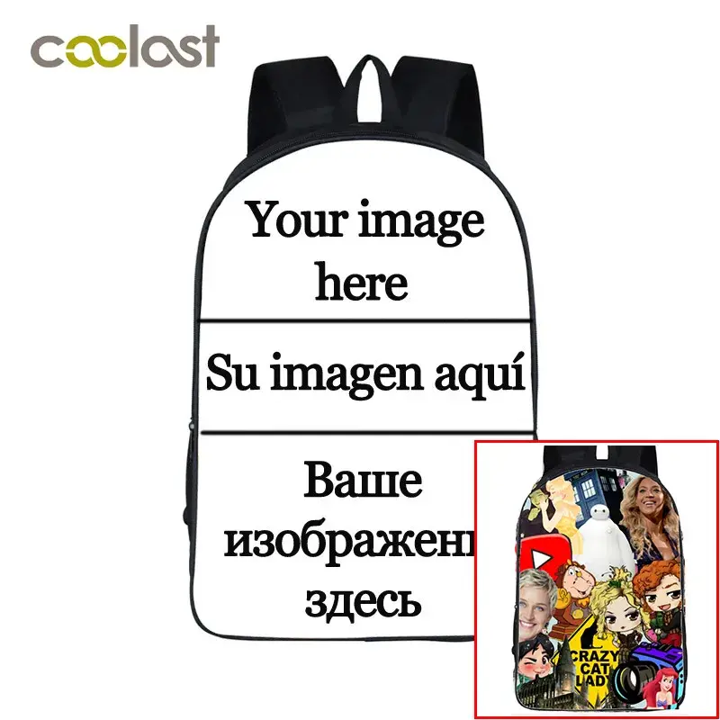 Рюкзак для мужчин и женщин с логотипом на заказ, дорожные сумки с компасом, детские школьные ранцы для мальчиков и девочек, детские подарочные сумки
