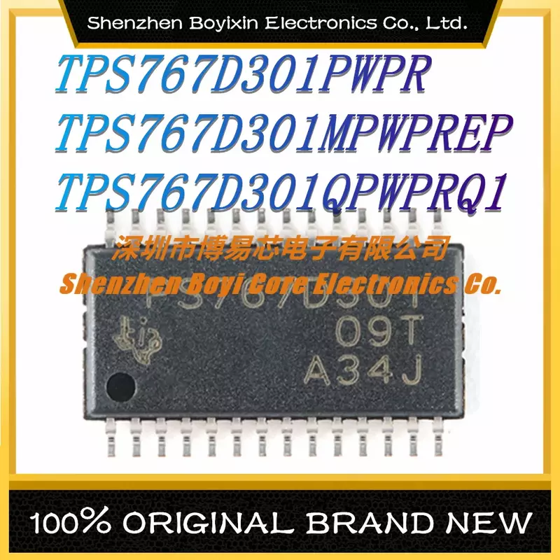 TPS767D301PWPR TPS767D301MPWPREP TPS767D301QPWPRQ1パッケージTSSOP-28新オリジナル本物リニア電圧レギュレータ (ldo) icチップ