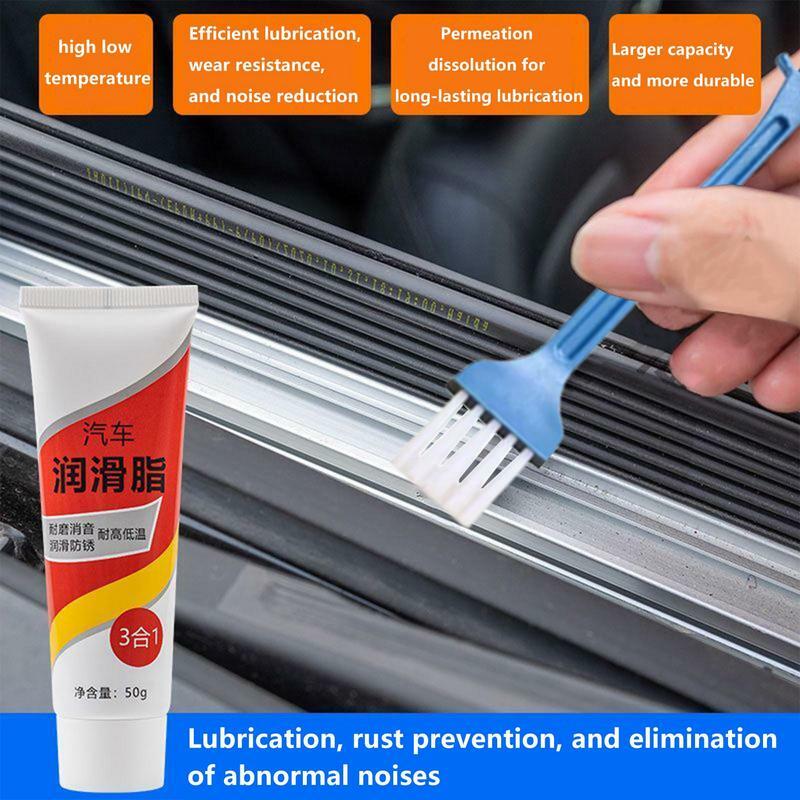 Car Lubricant Oil car Sunroof Track Slide Lubricating Grease 50ml Lubricant Oil For Door Handle Window Strip Long Lasting Grease