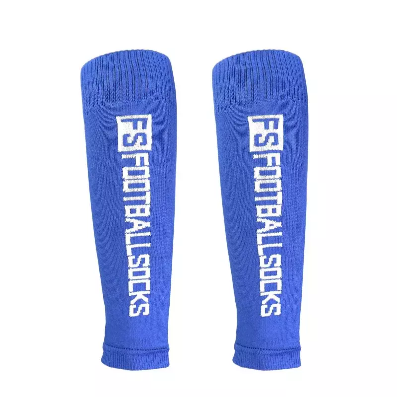 Calze da calcio elastiche FS a strato singolo professionale per adulti e giovani Base sportiva protezione da competizione maniche per le gambe