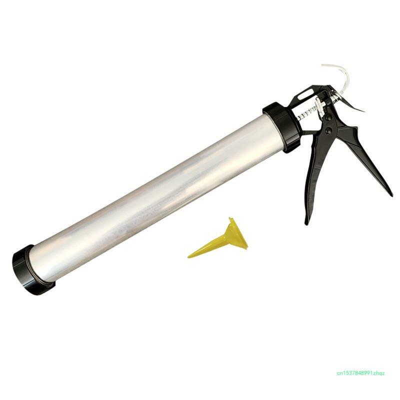Supergladde staaf-draaiframe-kitpistool voor buislijm 400-600ML
