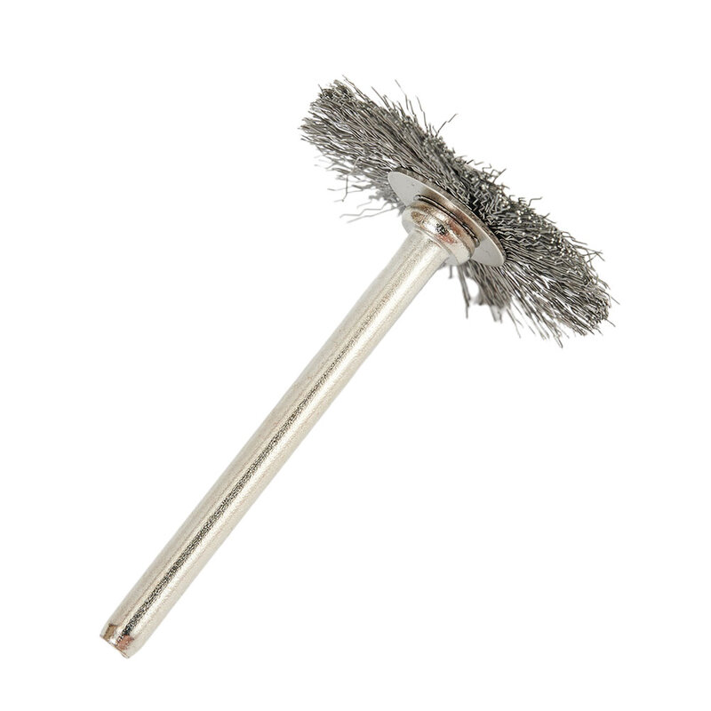 Wire Brush Wire Wheels Rust Removal Brush Stainless Steel With Handle Cleaning Dust Removal Pot Bottom Cleaning Brush
