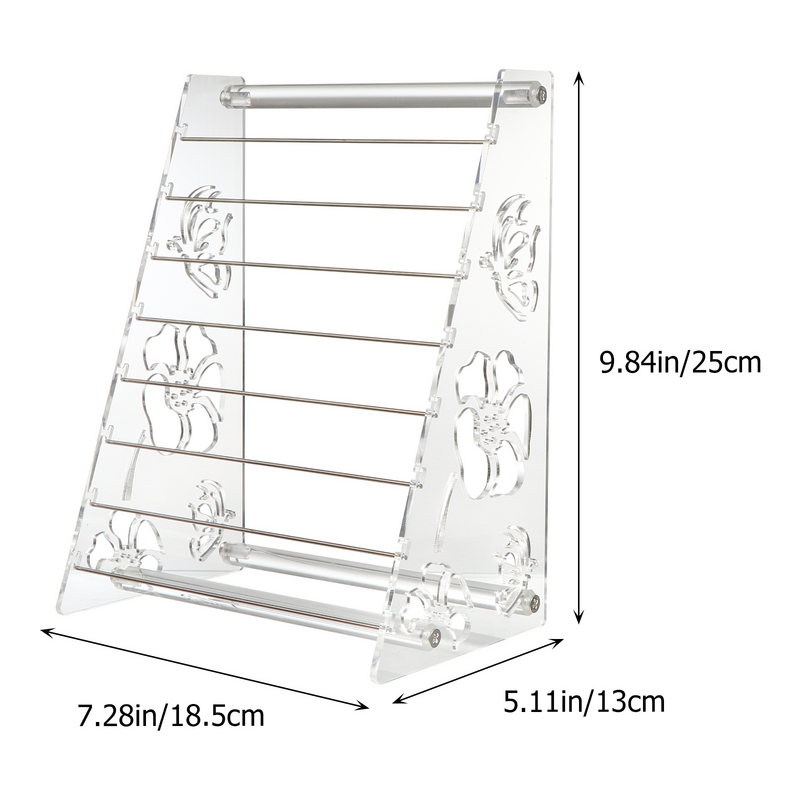 Display Stand Earrings Storage Rack Acrylic Holder Brackets for Shelves Charms Bracelet Jewelry