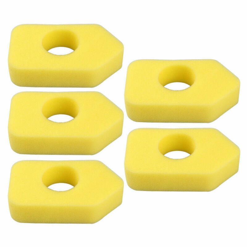 5pcs Yellow Air Filters For Briggs Stratton 698369 5088D 5088H 5086K 4216 5099 Garden Power Air Filters Lawn Mower Parts