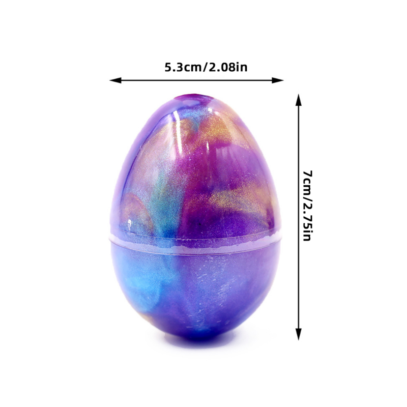 Kleurrijke Eieren, Kristallen Modder, Sterrenhemel Modder, Creatieve Diy Slanke Kleurrijke Modder, Zeven Gekleurde Decompressie Speelgoed