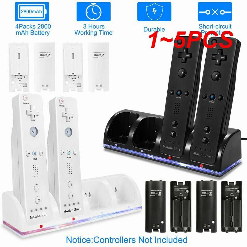 Smart Charging Station Dock Stand Charger for Wii U Gamepad Remote Controller Games & Accessories