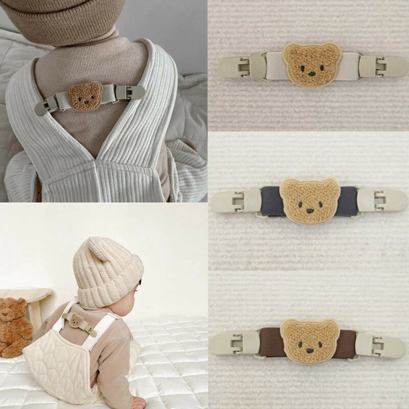 Bretelles élastiques anti-chute pour bébé, bretelles fixables pour sac à dos, jupe de bébé, ours en peluche, nouveau