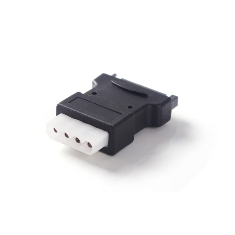 15Pin Sata Serial ATA Male to Molex IDE 4 Pin Female Hard Drive Adapter Power Cable Line Power Extension Power Cable Connector