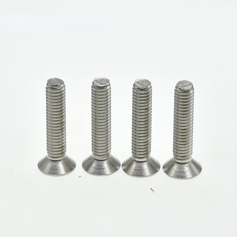Tornillos de cabeza plana para máquina, tornillo hexagonal interno M3 de 40-80 piezas, 4mm-12mm, pernos de sujeción de acero inoxidable 304, M3x4, M3x5, M3x6, M3x8, M3x10, x12