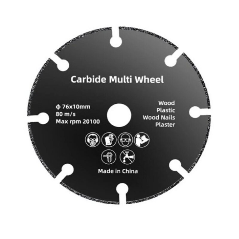 Disco de corte práctico de alta calidad, rueda Circular de resina de 3 pulgadas, 76mm, exquisito y duradero, 1 unidad