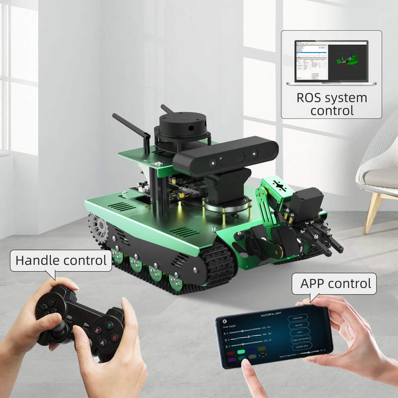 (Boom Transbot ROS Kit Robot educativo programmazione pitone Lidar profondità telecamera MoveIt 3D mappatura navigazione Jetson NANO 4GB
