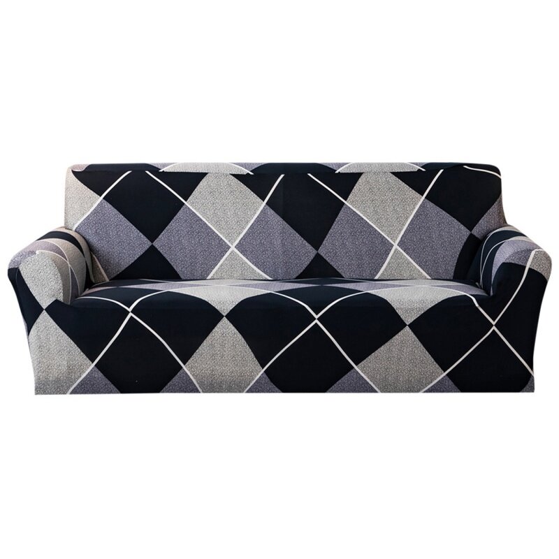 Capa de sofá jacquard stretch, capa de quatro estações, pacote completo, moda moderna e simples, novo, 2023